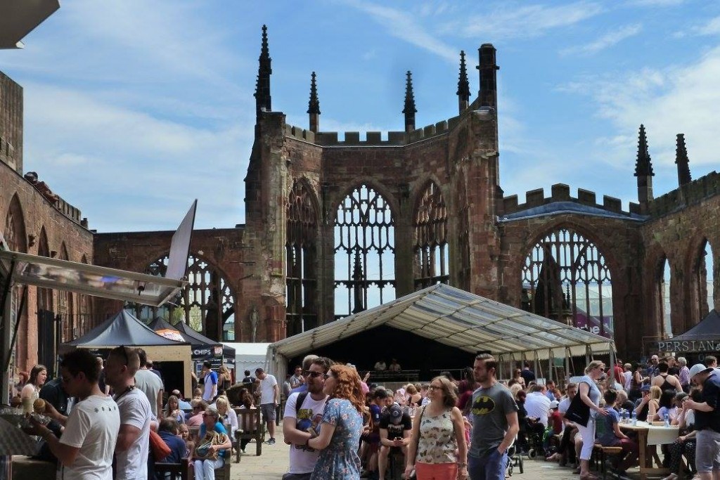 Ruinas de la Cathedral of Coventry. Foto D. V.